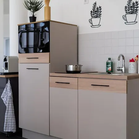 Nahe Messe & Zentrum, Parkplatz Inklusive Apartmán Norimberk